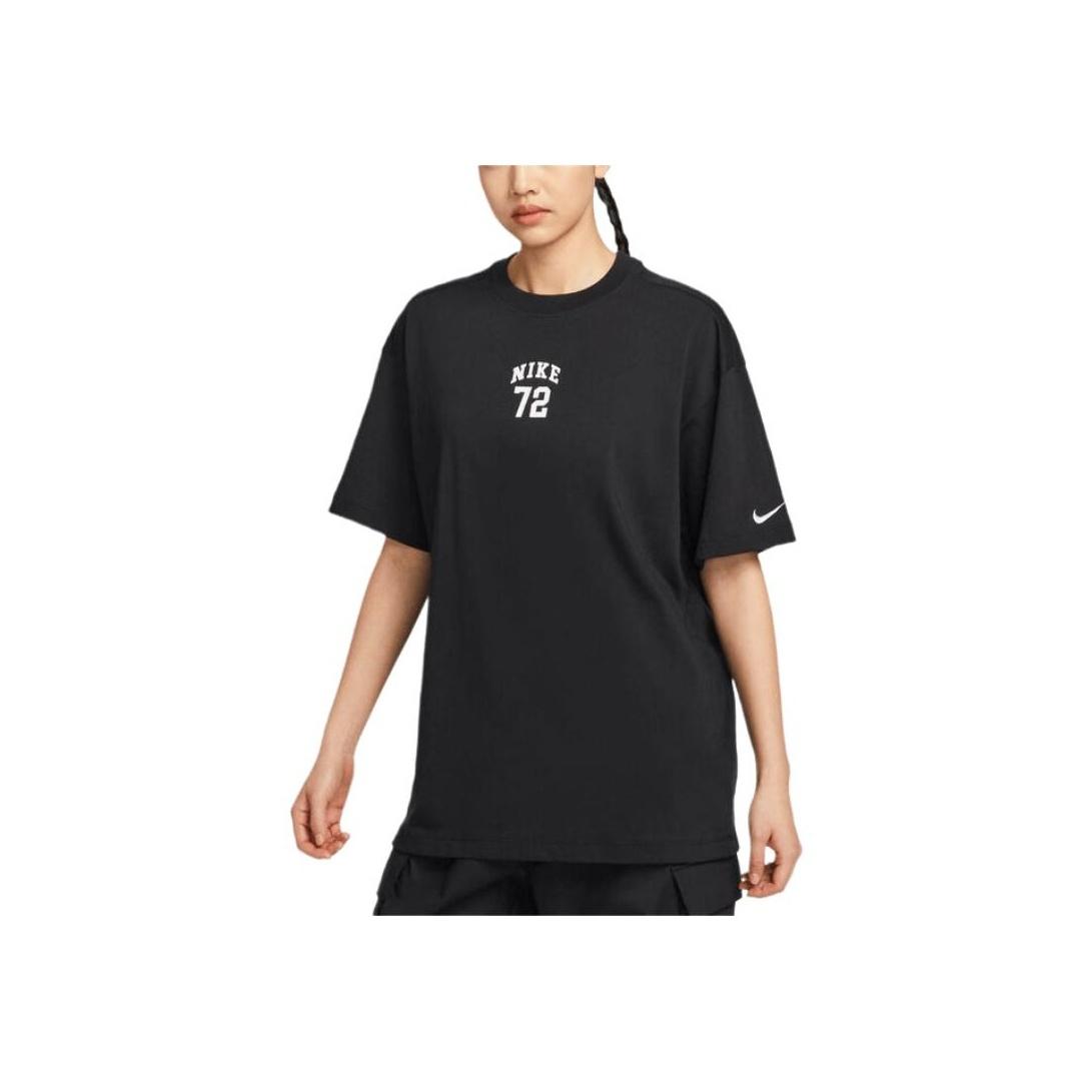 

Nike Casual Sports Crew Neck Short Sleeve T-Shirt Women Tops Black IF0391-010 S