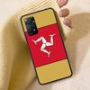 Isle of Man Coat of Arms Phone Case For Redmi Note 13 14 15 Pro Plus 12 13C 12C 15C 9 10 10C 9T 9C 9A TPU Soft Cover Clear Cell