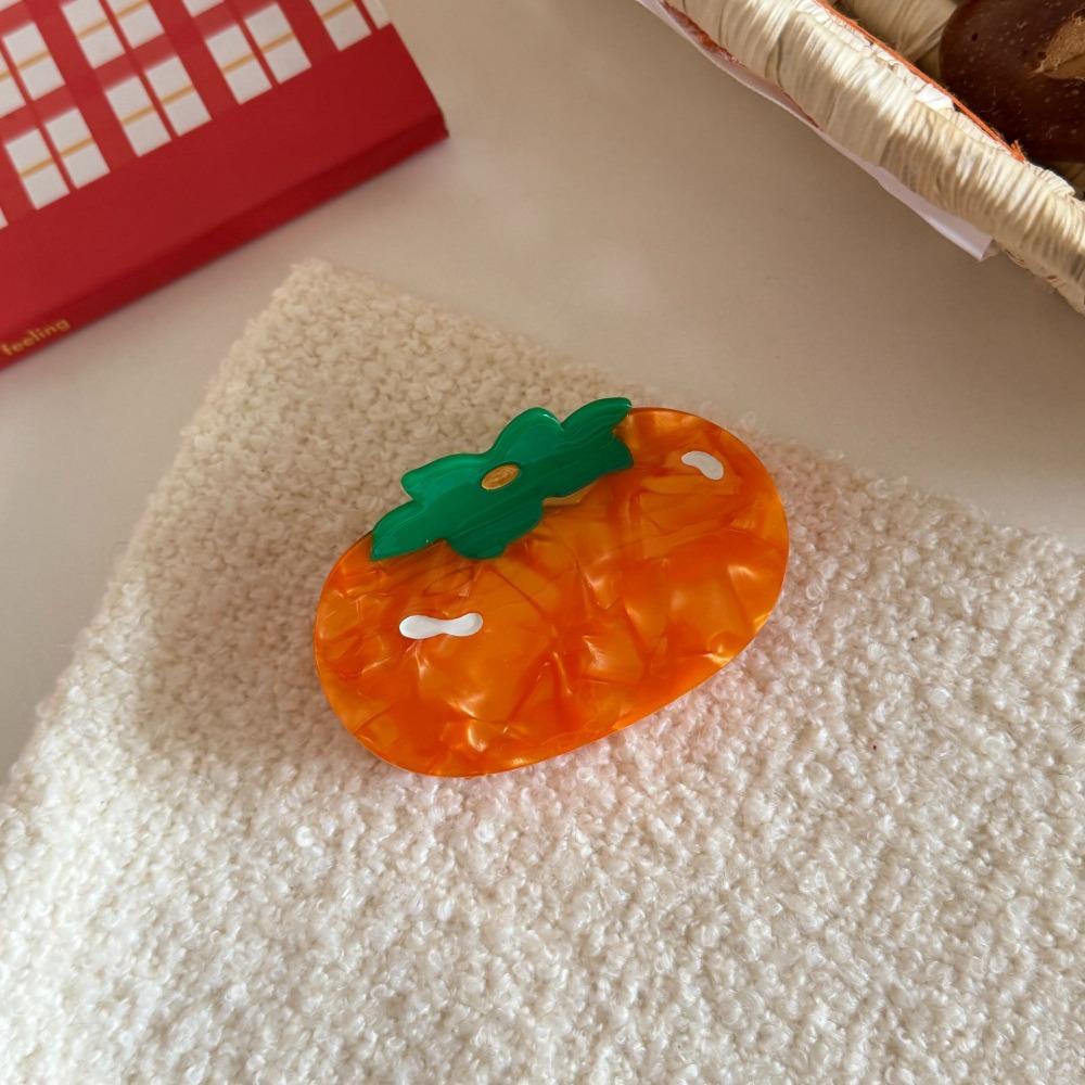 Cute Vegetable Hair Clip Sweet Acetic Acid Claw Clip Hairpin Fruit Shark Clip  Women Style1