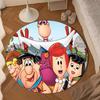 The Flint-stones Family Round mat, Anti-slip Circle Carpet Chair rug For livingroom,Bedroom, doormat home decor Gift Christmas Gifts