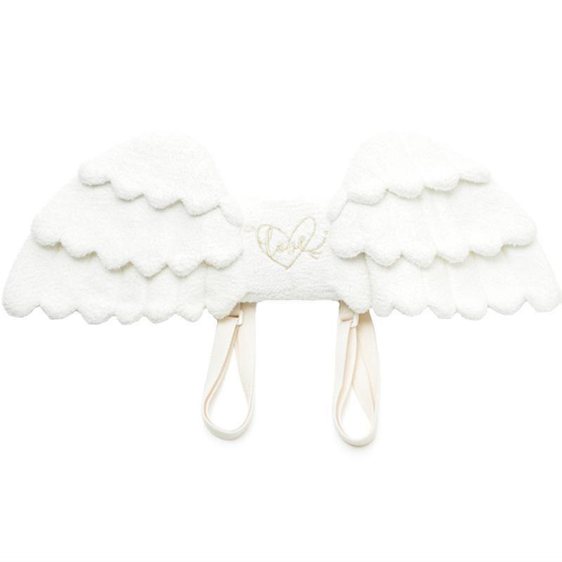 

Japanese Cute Cartoon Angel Wing Girls Lolita Plush Backpack Soft Stuffed Cosplay Kawaii Kids Bag Toys Fashion Gifts 20x13cm бежевый