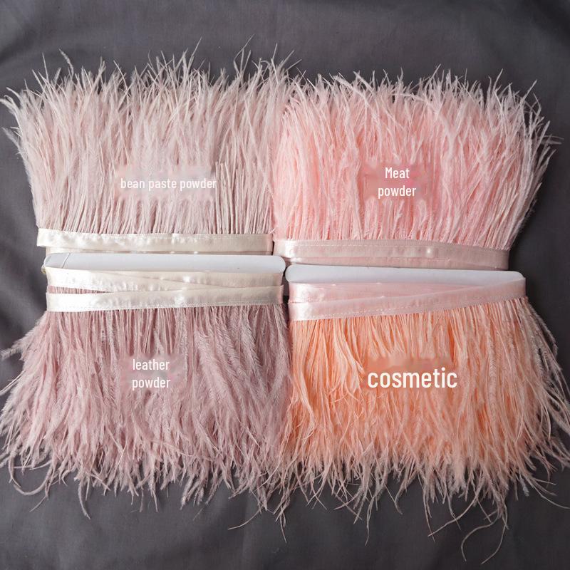 Pštrosí peří 10-13cm pro dekoraci šatů a taneční sukně - Oděvní doplněk