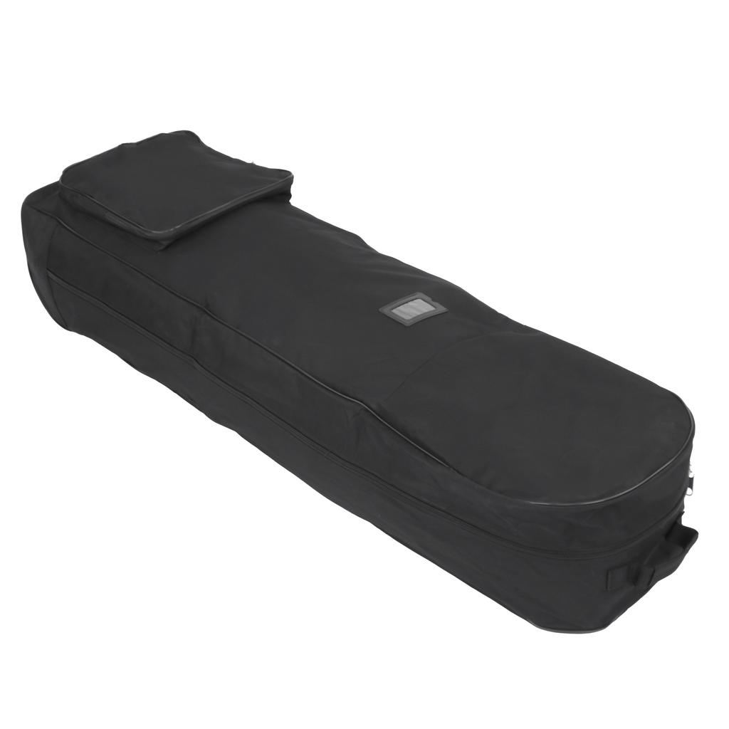 Golf Travel Bag with Wheels Foldable 600D Oxford Golf Aviation Bag Club Case Storage PouchGold