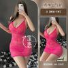 Sex Underwear Sexy Low Cut Lace Perspective Suspender Dress Hip Skirt Spice Girl Slim Fit Pure Desire Wind