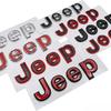 Hlpg5 14.3x4cm 3D Metal Car Side Body Badge Trunk Hood Sticker Emblem for Jeep Logo Patriot Rubicon Wrangler Grand Cherokee Compass Re