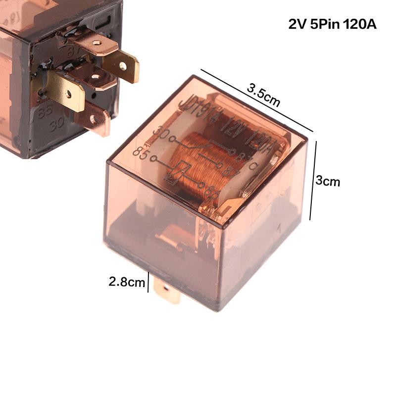 DC 12V 24V Waterproof Automotive Relay 4Pin 5Pin SPDT Car Control Device Relays 40A 60A 120A Car Relays High Capacity Switching