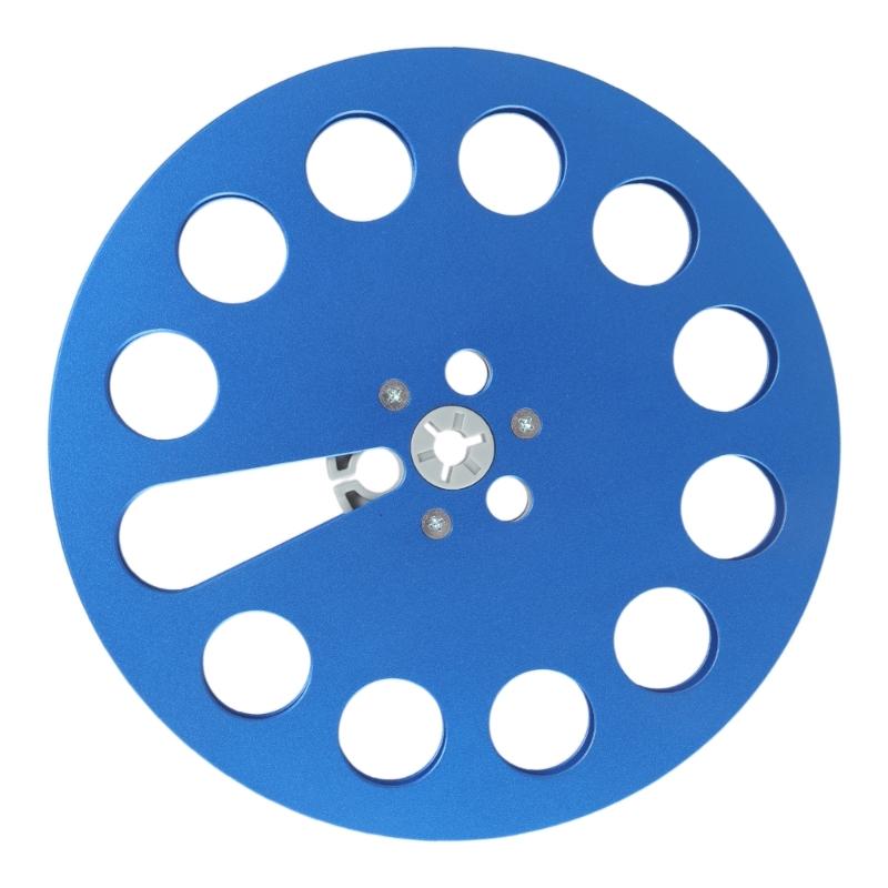 7Inches Magnetic Tape Spool Aluminum Tape Reel with 12 Holes Open Reel Audio Aluminum Takeup- Reel 7'' Multi-Color