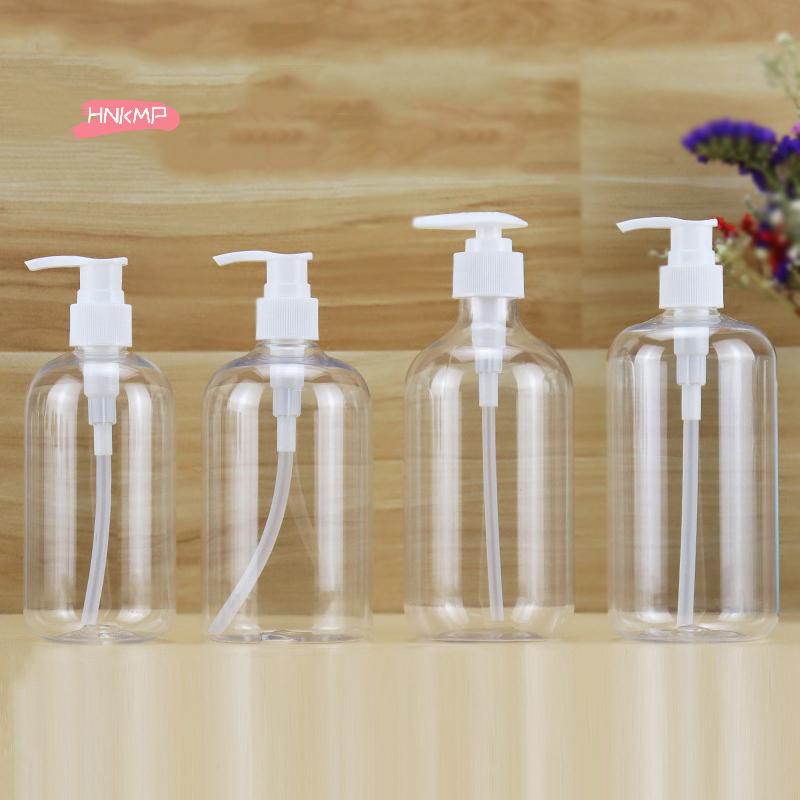 100/120/150/200/250/300ml Portable Vacuum Press Spray Bottle Refillable Shampoo Cosmetic Cream Liquid Lotion Dispenser for Trave