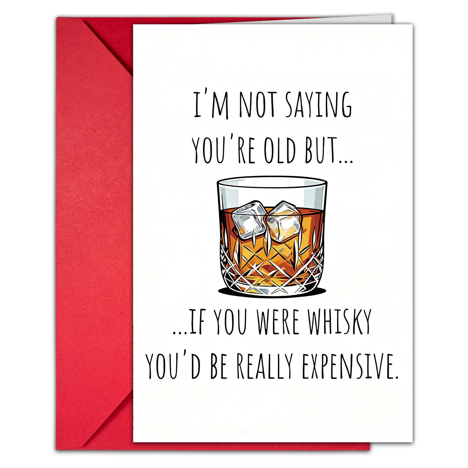 

1 Fun Birthday Card Envelope Set Creative Humorous Birthday Celebration Card T020401262
