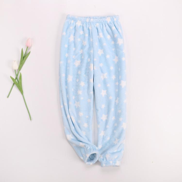 

Детские теплые флисовые штаны - фланелевая пижама для мальчиков и девочек 110cm