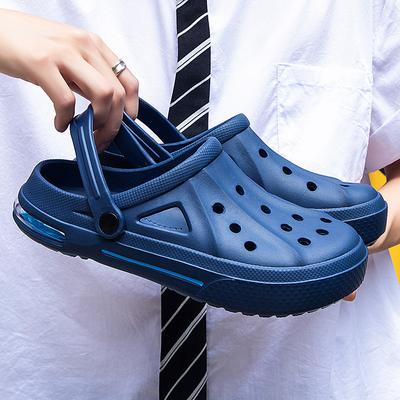 Mode 2024 Sandalen Loch Schuhe Paar Home Hausschuhe Sommer Aushöhlen Lächelndes Gesicht Schnalle Männer und Frauen Strand Flach