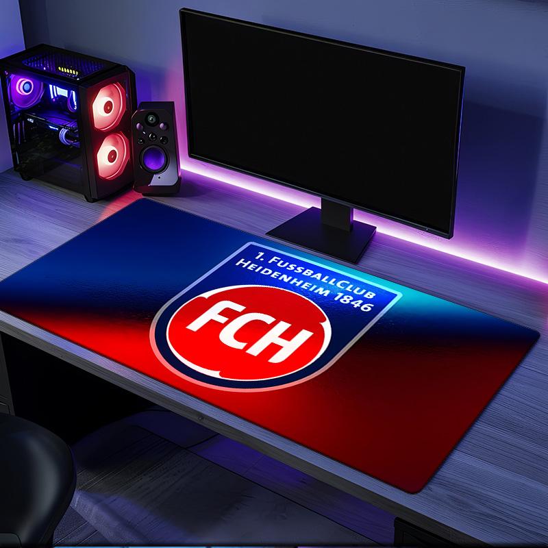 Heidenheim Crest Mouse Pad, Rubber Base, Mouse Pad for Gamers and Office Use, Gaming Desk , Easy To Clean Mat Christmas Fan Gifts