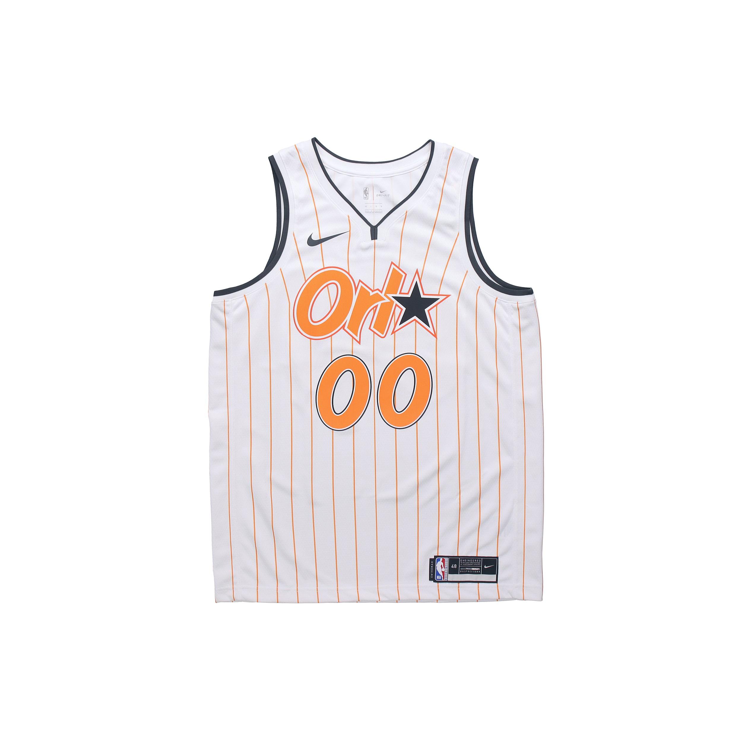 

New Nike Basketball Jerseys SW Fan Edition 20 21 Season Orlando Magic Gordon 00 Size Men s White CN1761-101 L