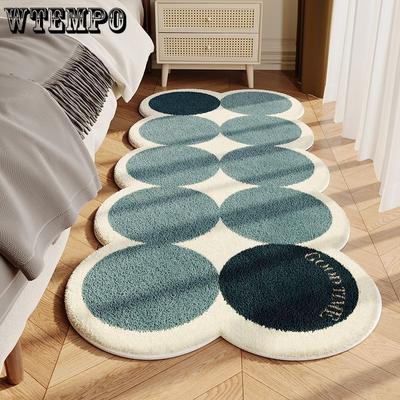 Bedroom Carpet Bedsides Mats Soft Rugs Non-slip Bedroom Mats Fluffy Large Rugs Shaggy Children's Floor Carpet