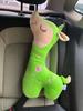 Cute Cartoon Car Seat Belt Shoulder Protector & Travel Pillow - Fit, Comfort Head, Neck & Shoulder Support