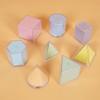 8Pcs Visual Teaching Aids Volume Shape Toy Transparent 3D Geometric Shape Teaching Aids Montessori Toys Mathematical Education