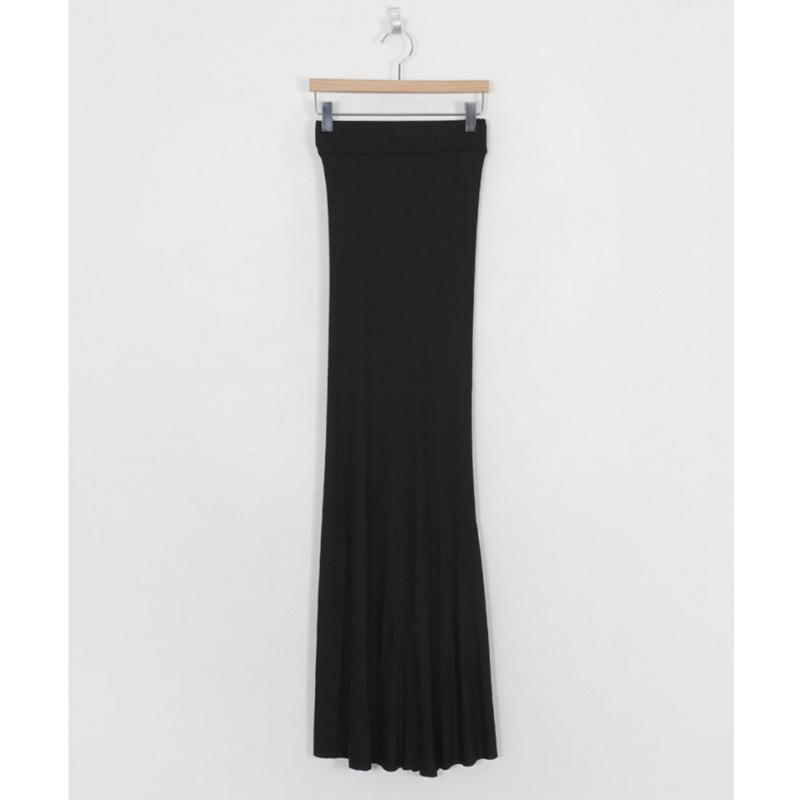 Korean Dongdaemun Women's Summer Drapey Fishtail Skirt – Comfortable & Slimming Long Skirt for a Trendy Look