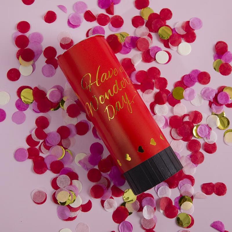 JINGRUIXIANG Handheld Confetti Cannon