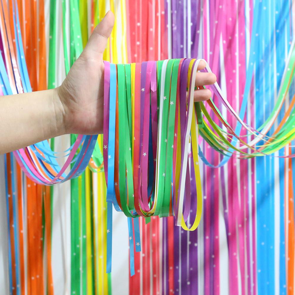 25m Macaron Lively Rain Curtain Extraordinary Decorative Piece For Special Occasions