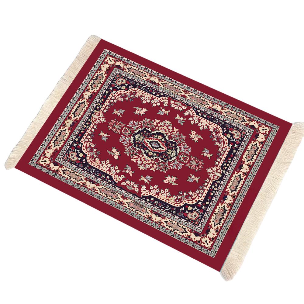 Exquisites Druck Mauspad Persisch Computertischmatte Retro Quaste Mauspad Büro