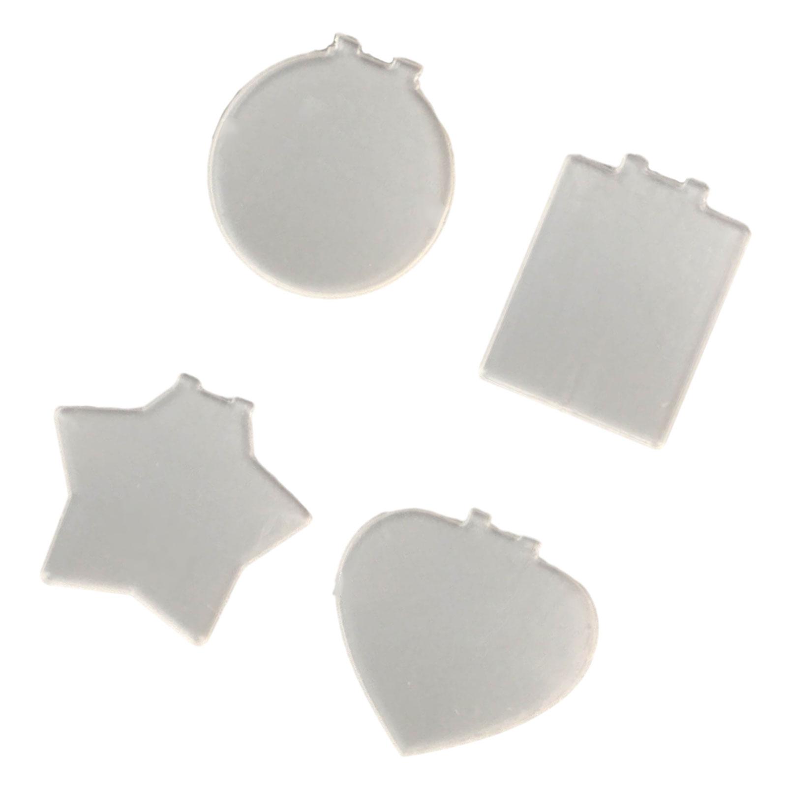 DIY светящиеся украшения подвеска акриловые пустые подвесные украшения светящийся брелок — фото 5