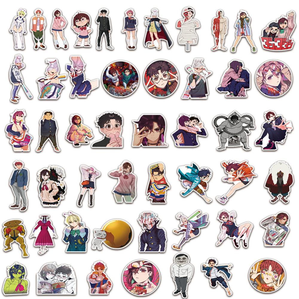 10/30/50pcs Cool Anime DANDADAN Stickers Decals DIY Laptop Water Bottle Diary Bike Travel Luggage Car Waterproof Sticker Toys