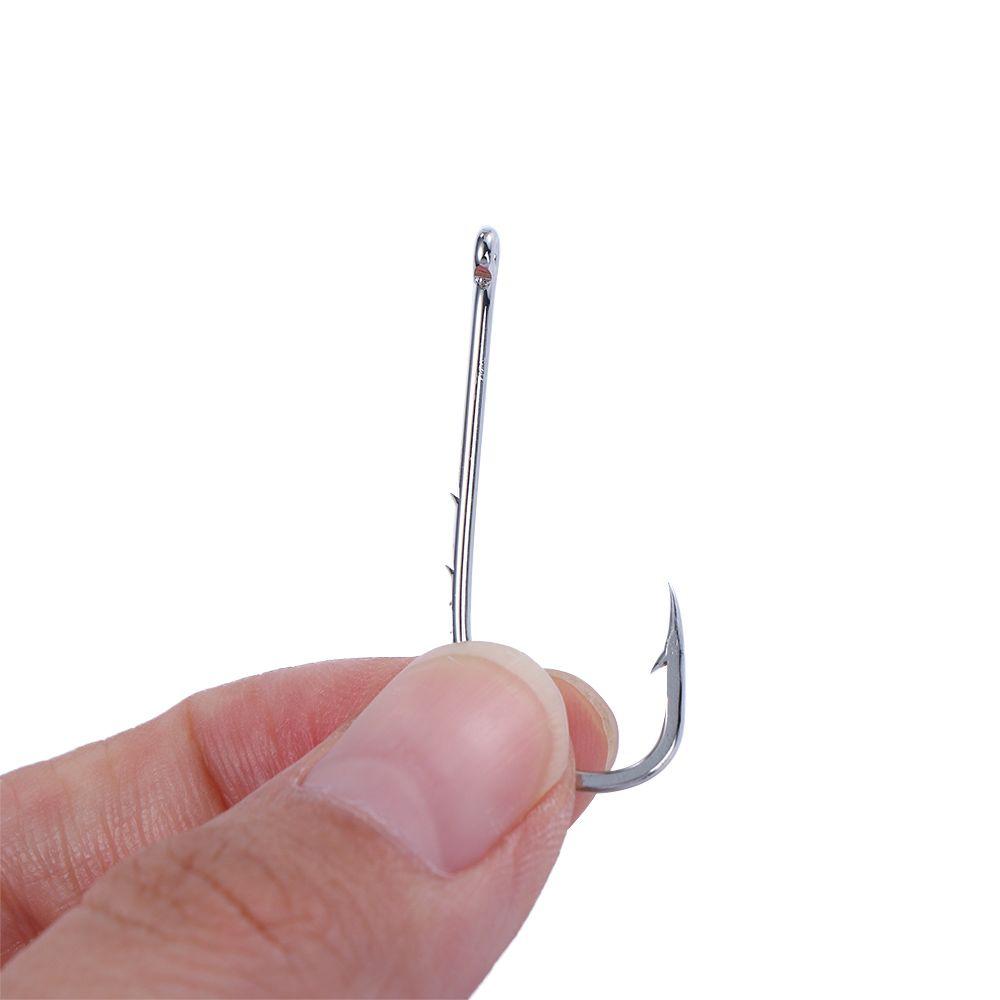 Fishing Hook Sharp Anti-rust Bait Accessories Offset Narrow Bait Hook Barbed Fishhook High Carbon Steel Long Shank Fishing Hook