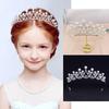 Elegant Pearl Crown, Individual Fashion Accessory, Princess Style, Sparkling Birthday Gift for Girls, Instant Special Party
