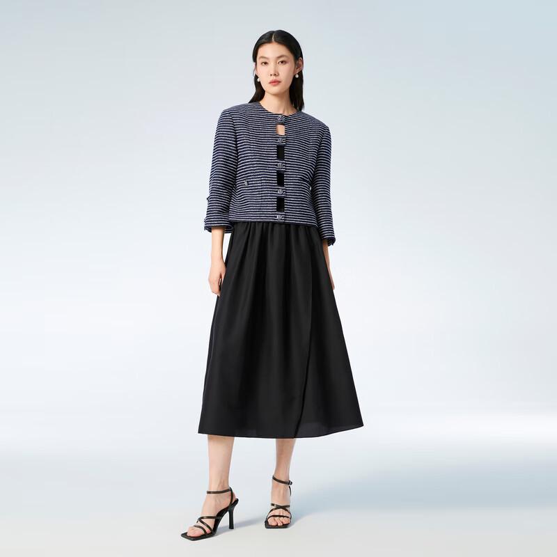 Женская полосатая куртка в морском стиле OVVOVV L