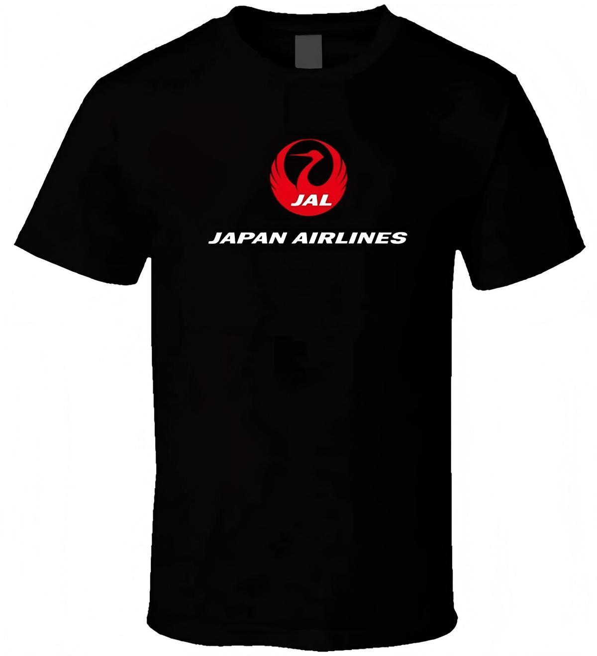 JAL Japan Airlines Logo T-Shirt XL чёрный