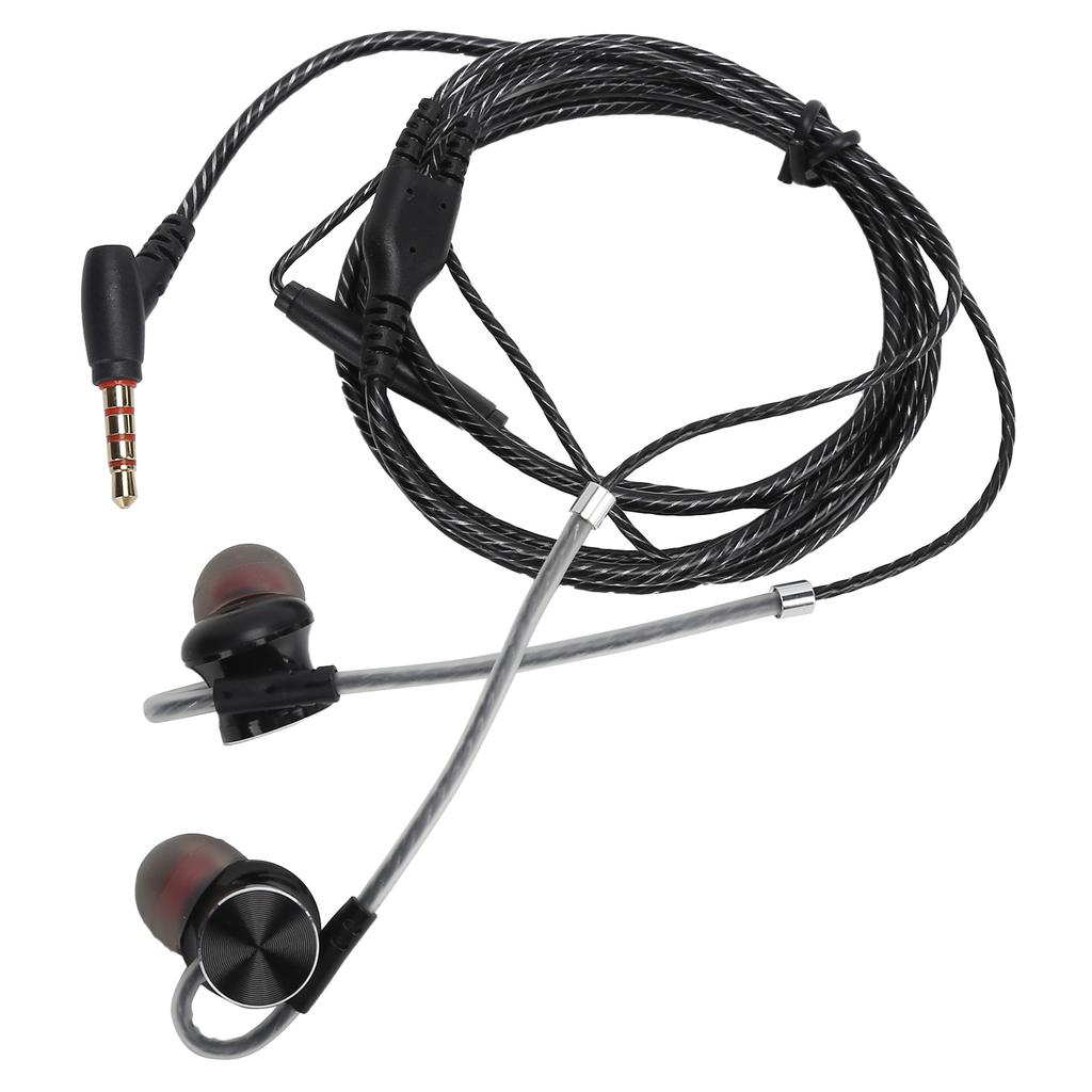 Metal Magnetic Sports Wired Earbuds Bass Earphone Headphone for Home Outdoor Sports