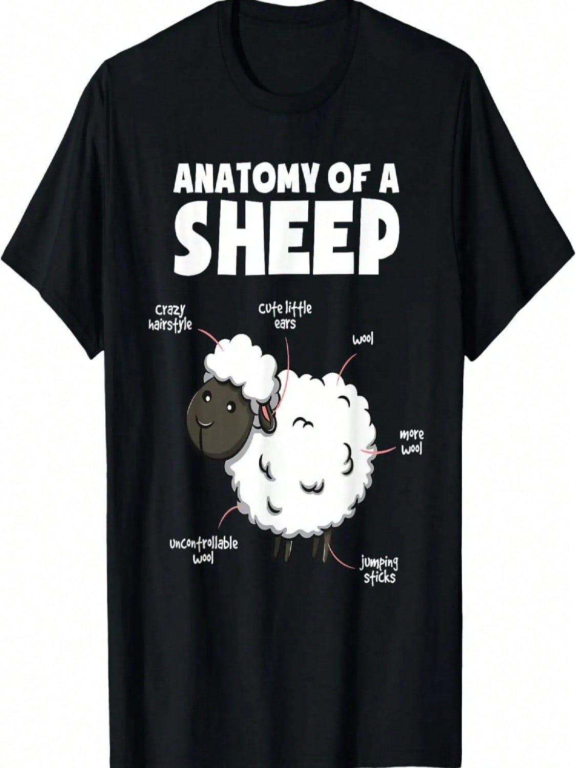 Funny Saying For Sheep Lover And Farmer T-Shirt S разноцветный