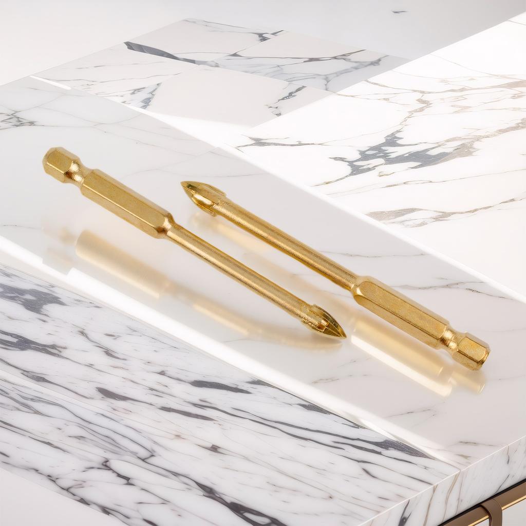 10PCS/SET Glass Drill 6mm For Titanium Ceramic Industrial Grade