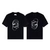 Maison Margiela Digital Logo Cotton T-shirt HS808 Black