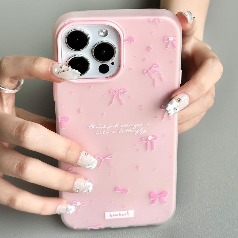 Skinny iPhone 16 Case Compatible and Fits 15 14 13/12/11promax /xsmax/xr Bowtie