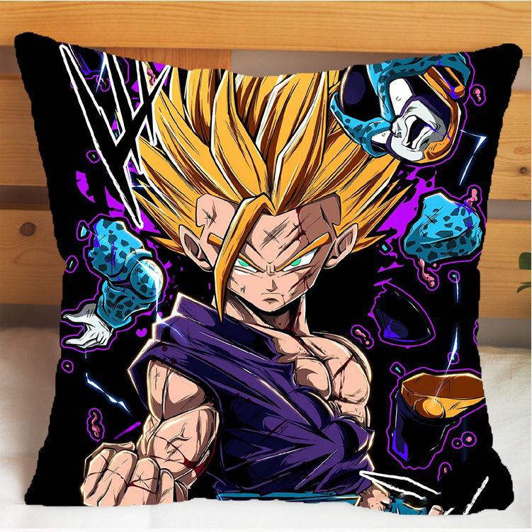 Kissenbezüge mit Dragon Ball-Motiv: Anime-Charakterdesigns für ultimative Fan-Dekoration Anime-Peripherie-Dekorationsgeschenke