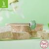 Spring Diy Bracelet Beaded Accessories 925 Silver Green Four-Leaf Clover Glazed Beads