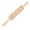 Wooden Rolling Pin Multifunctional Embossed Cook Classic Rolling Pin for Baking Fondant JM01674