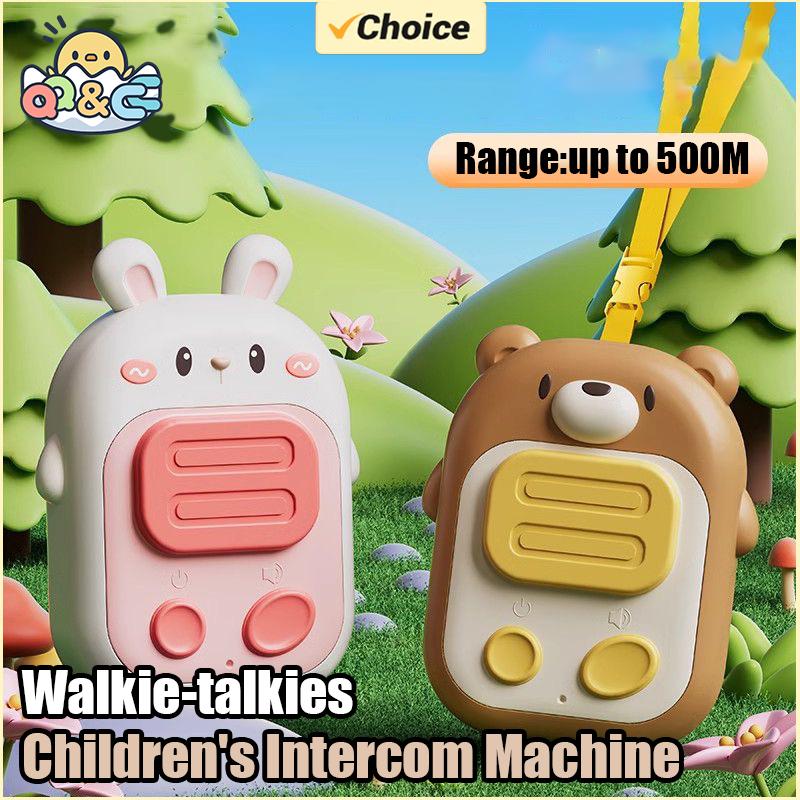 Non-Toxic Children Walkie-Talkies 500M Electronic Toy Intercom Machine Parent-Child Walkie Talkie Wireless Pager Outdoor Toys For Kid Gift
