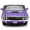 Maisto 1/24 Scale Dodge Challenger 1970 Convertible Purple Diecast Model Car (Finished Product) 31264