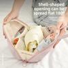 Travel Underwear Organizer With Polyester Fabric And Multipurpose Compartments For Lingerie Socks And Bras