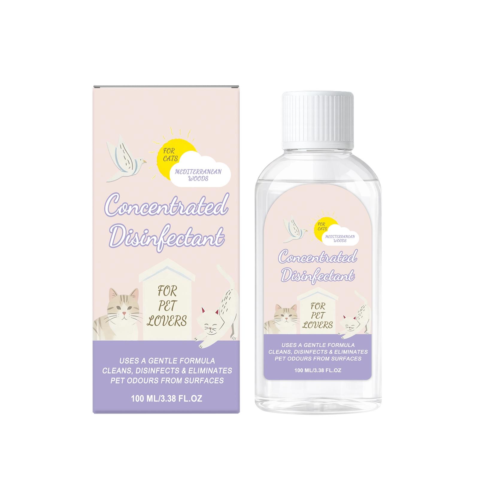 

Pet Cleaner For Cleaning And Eliminating Odors. Mild Ingredients. Daily Freshener And Deodorizer,100ML One Size фіолетовий