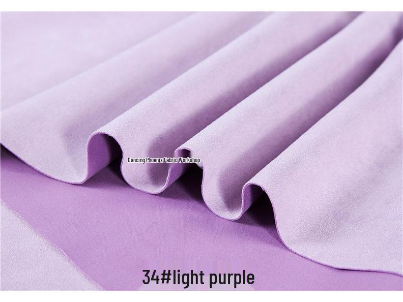 Luxury Snowflake Velvet Suede Air Layer Fabric - Thick, Stretchy, Soft, Delicate Knit