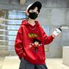 Boys Girls Best-selling Children's Casual Hooded Shirt Pattern Printed Loose Hooded Sweatshirt