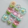 5Pcs Resin Tulip Flowers DIY Tulip Sunflower Shoe Craft Accessories Charms Flower Ornaments for Jewelry Shoes