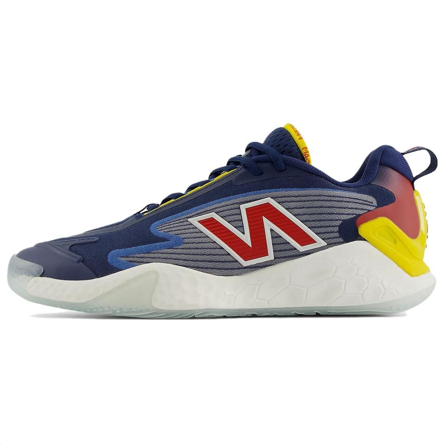 New Balance Fresh Foam X CT-Rally v1 Navy True Red Ginger Lemon MCHRALV1 Men s Tennis Shoes 40