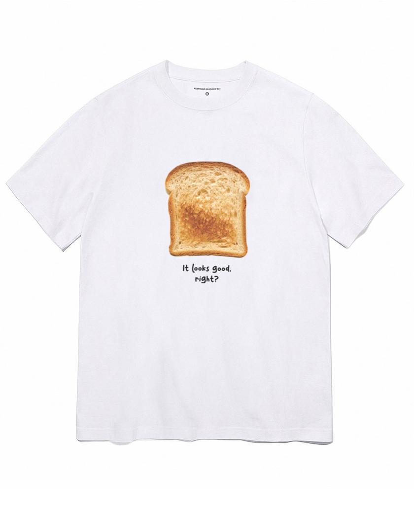 HANRYANG COLLECTIVE Hr Bread Short T-Shirt White Bread White Short-Sleeve Tee