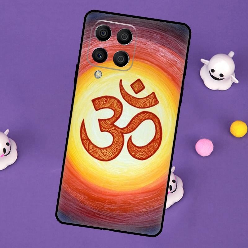 Aum Om Yoga Cover For Samsung Galaxy M54 M14 M34 M33 M13 M23 M53 M15 M55 M31 M51 M20 M30s M32 M52 Case