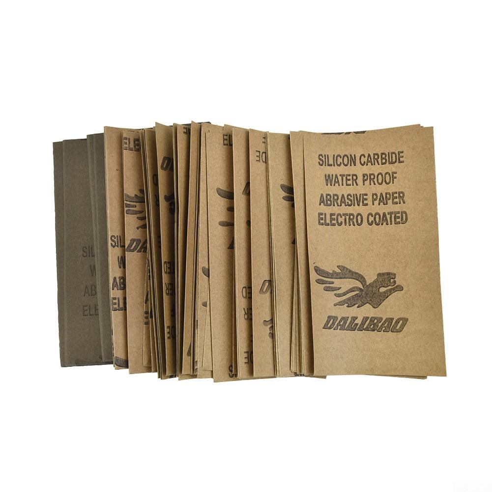 70pcs Sandpaper Sandpaper 600/800/1000/1200/1500/2000/2500 Grit Anti-blocking