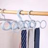 1pc-Plastic Solid Pants Hanger Multifunctional Hanger Pants Hanger Scarf Storage Hange